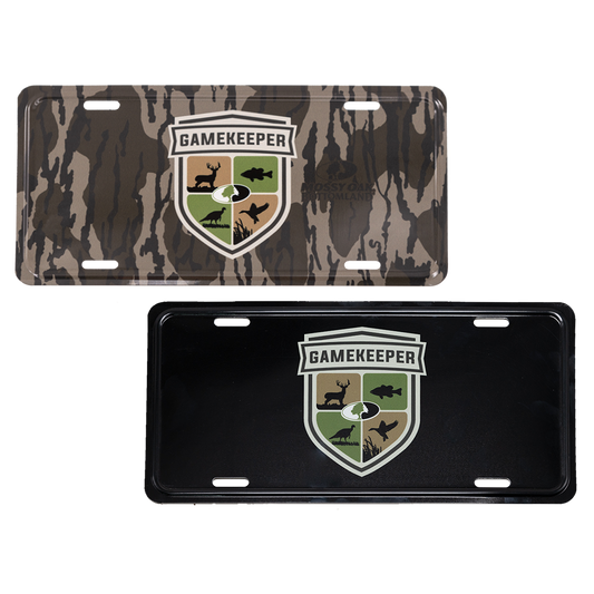 Gamekeeper Aluminum License Plate